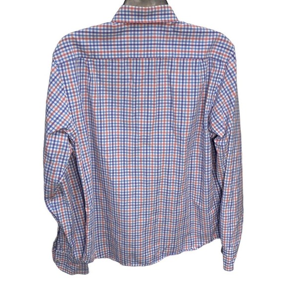 Untuckit‎ Mens Button Down Long Sleeve Shirt Size Medium Check - Picture 4 of 4
